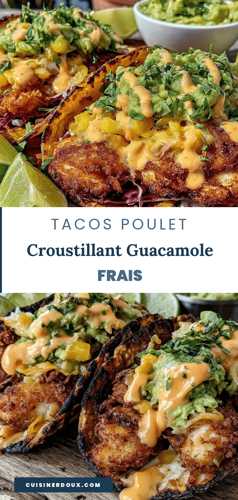 tacos croustillants poulet recipe