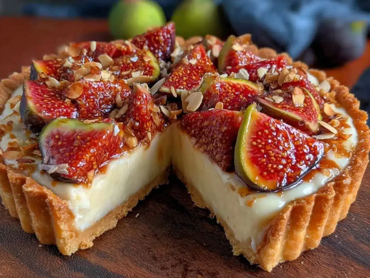 tarte aux figues fraîches crème d’amandes preparation steps