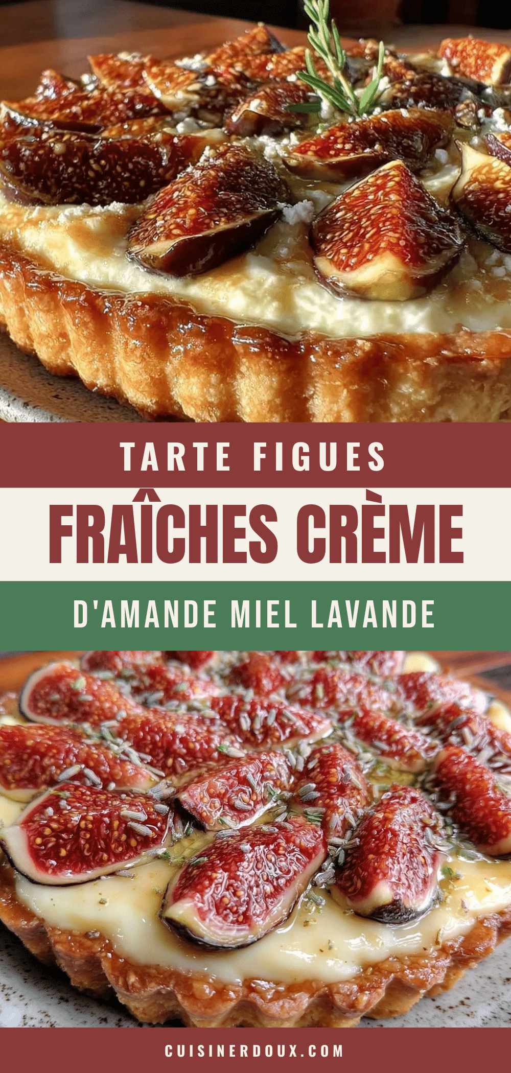 tarte aux figues fraîches crème damande miel de lavande recipe