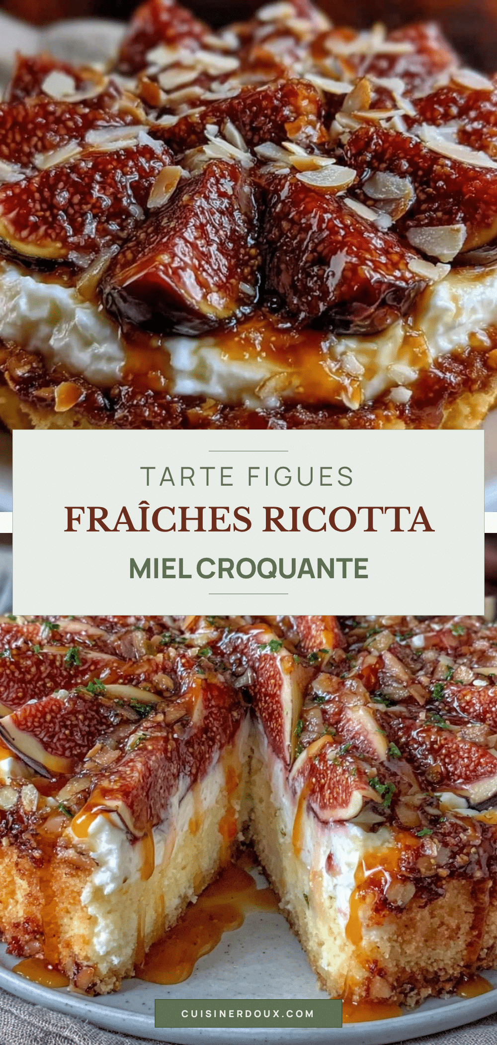 tarte aux figues fraîches ricotta miel recipe