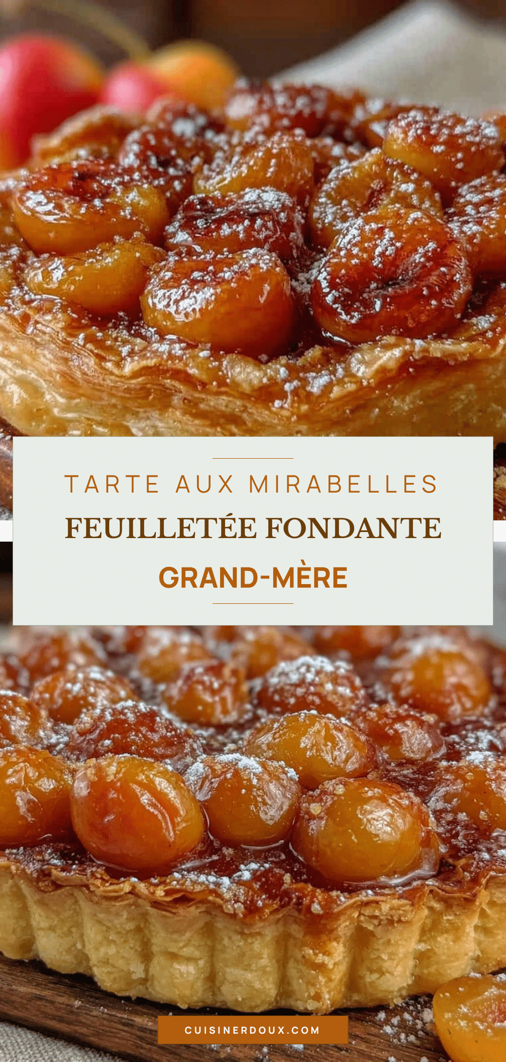 tarte aux mirabelles feuilletée recipe