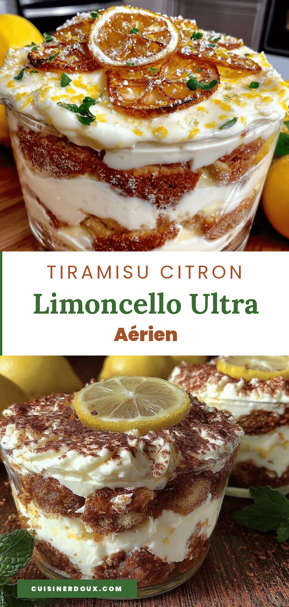 tiramisu citron limoncello recipe