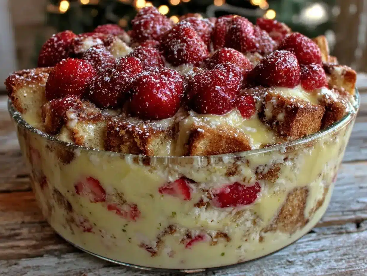 tiramisu fraise crémeux au limoncello preparation steps