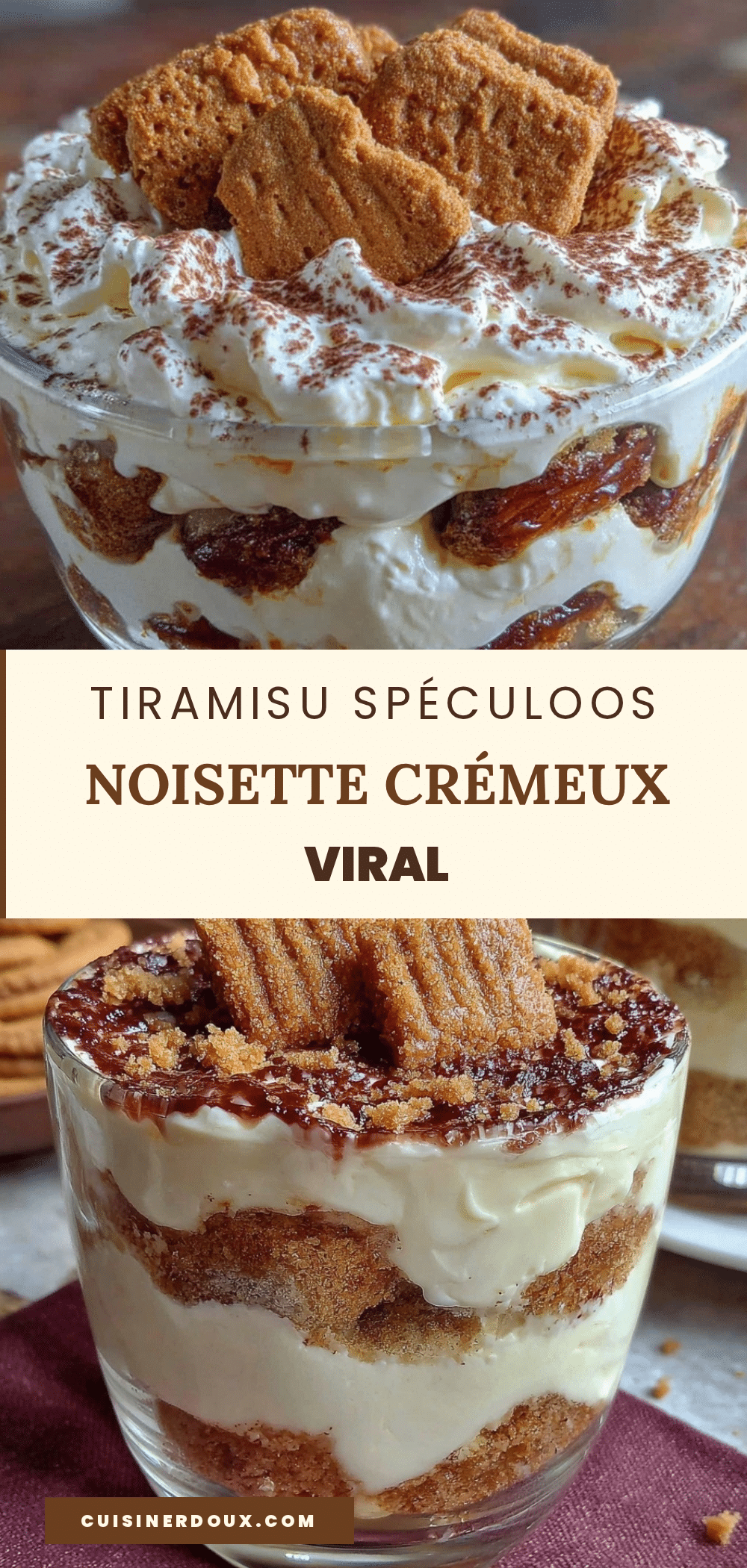 tiramisu spéculoos mascarpone café noisette recipe