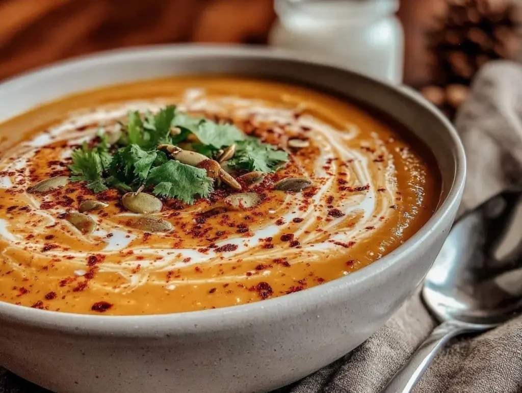 velouté de butternut rôti au lait de coco et curry - featured image