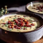 velouté de châtaignes fumé au bacon - featured image
