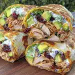 wraps estivaux poulet avocat tomates séchées - featured image