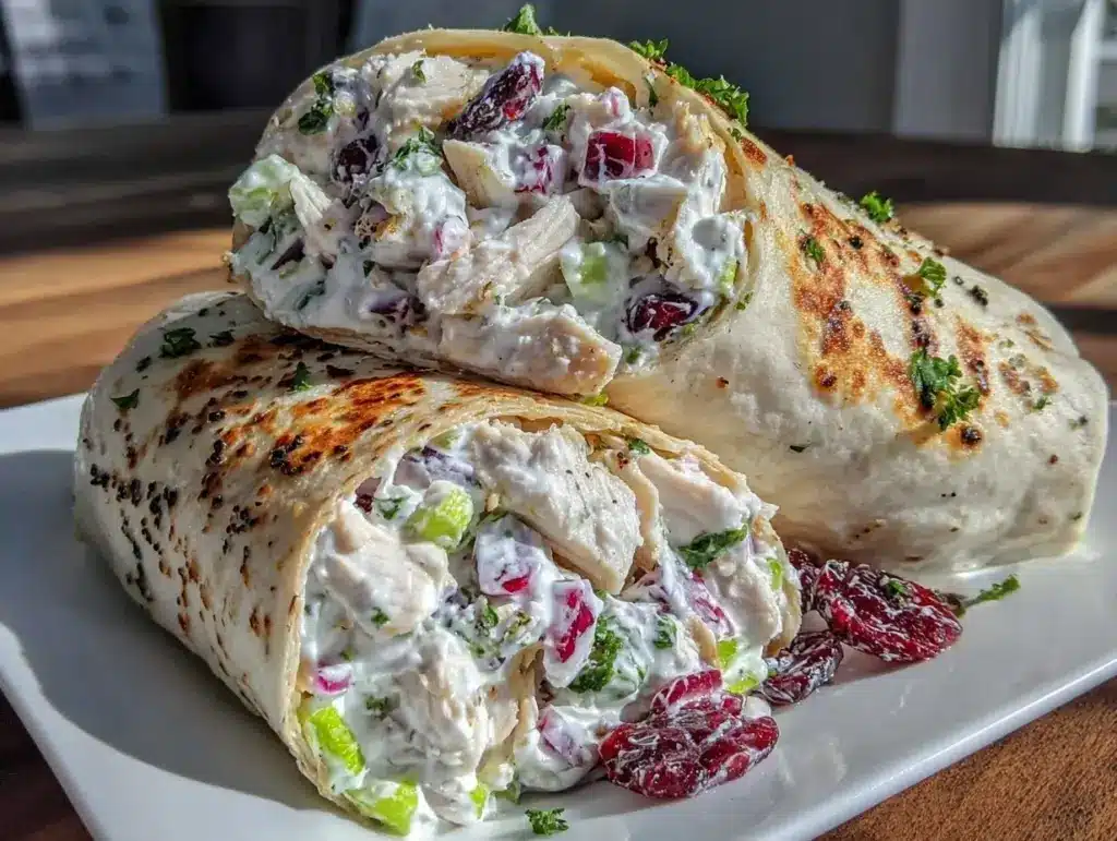 wraps poulet yaourt grec - featured image