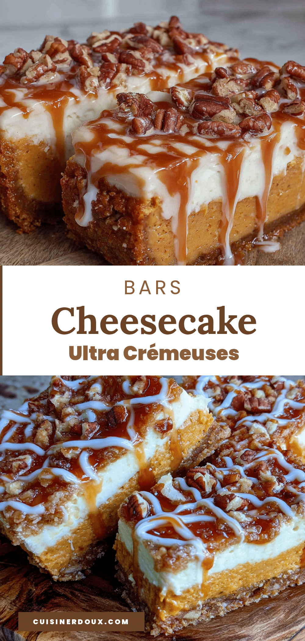 bars cheesecake potiron halloween recipe