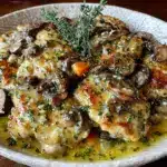 blanquette de dinde fondante aux champignons sauvages - featured image