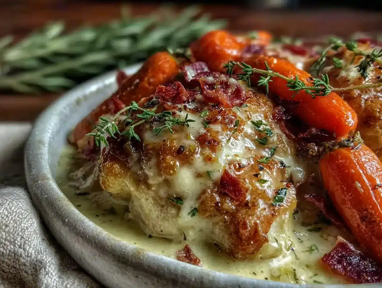 blanquette de poulet aux carottes et thym preparation steps