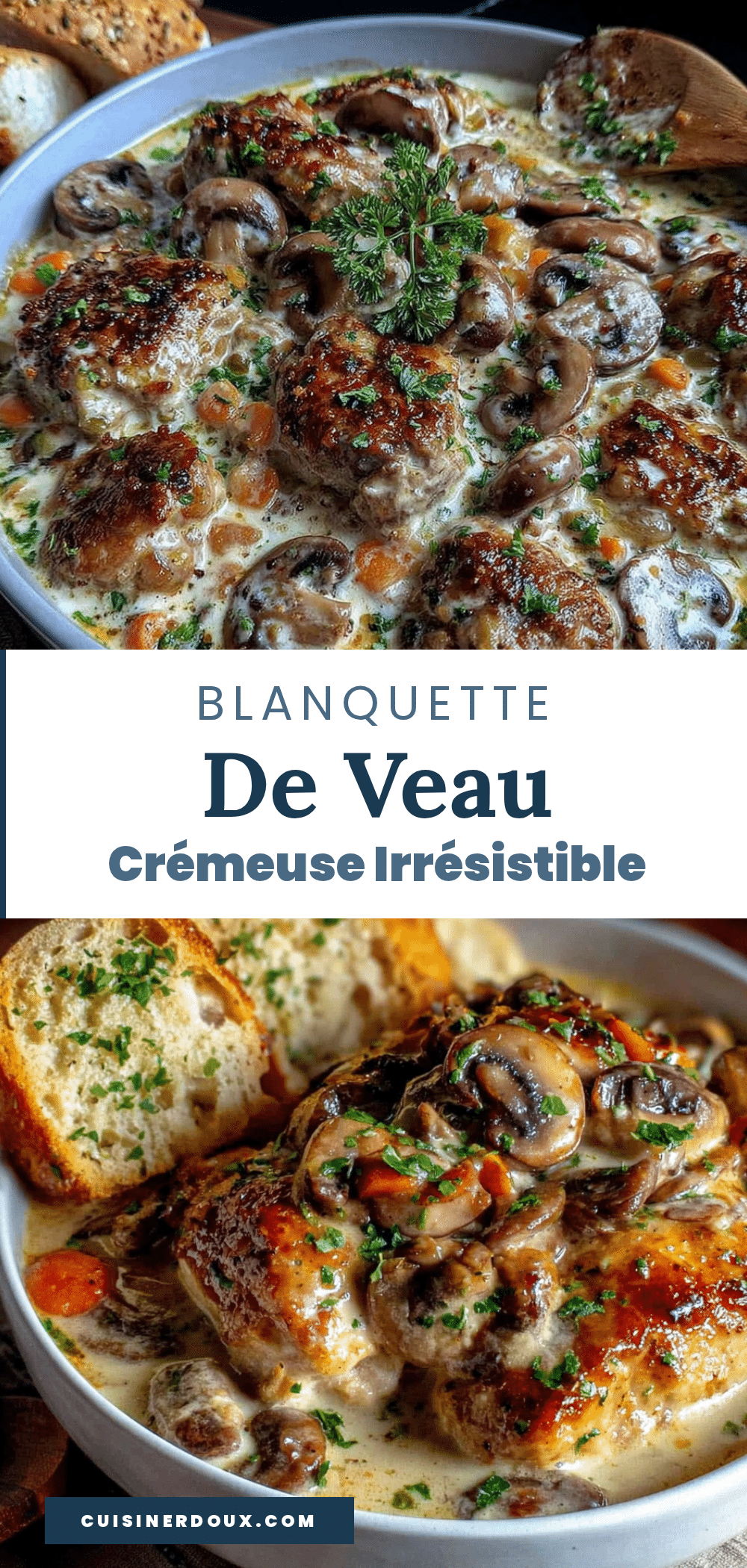 blanquette de veau crémeuse recipe