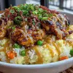 bols poulet-riz prêts en 5 minutes - featured image