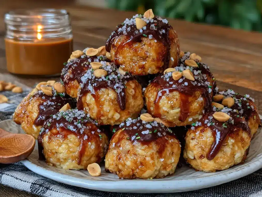 bouchées énergie cacahuète avoine sans cuisson - featured image