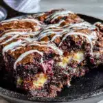 brownie fondant au chocolat et toile daraignée - featured image