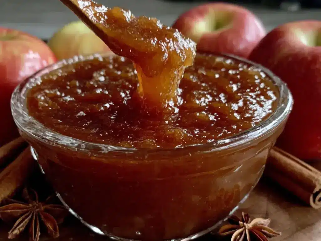 compote de pommes à la cannelle sans sucres ajoutés - featured image