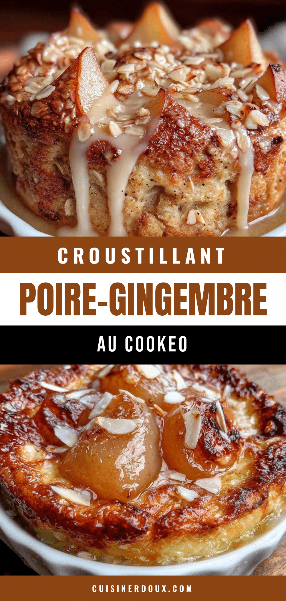 croustillant poire-gingembre au cookeo recipe