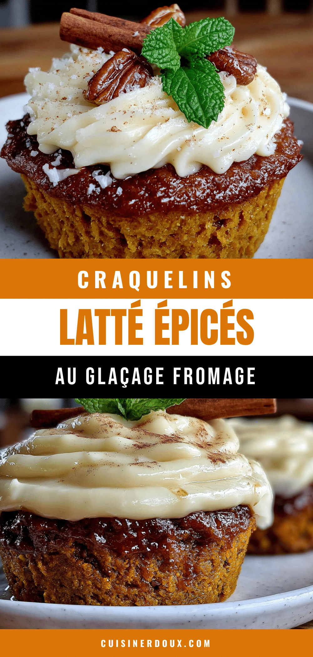 cupcake latté à la citrouille recipe