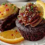 cupcakes velours noir au glaçage orange sanguine - featured image