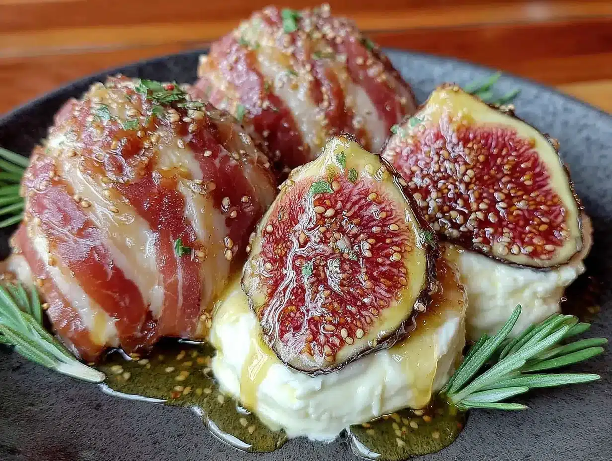 figues au prosciutto et ricotta fouettée preparation steps