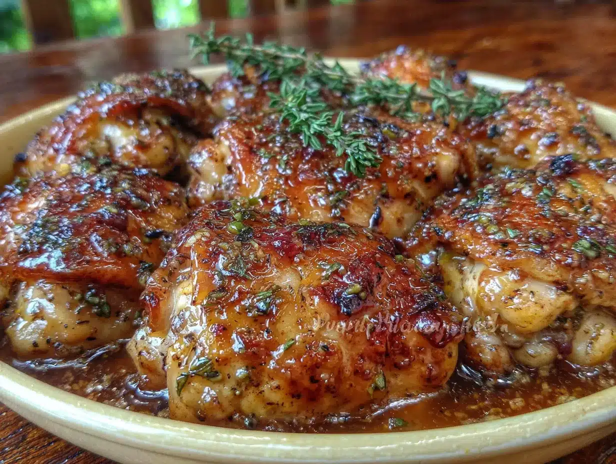 fondant poulet miel ail slow cooker preparation steps