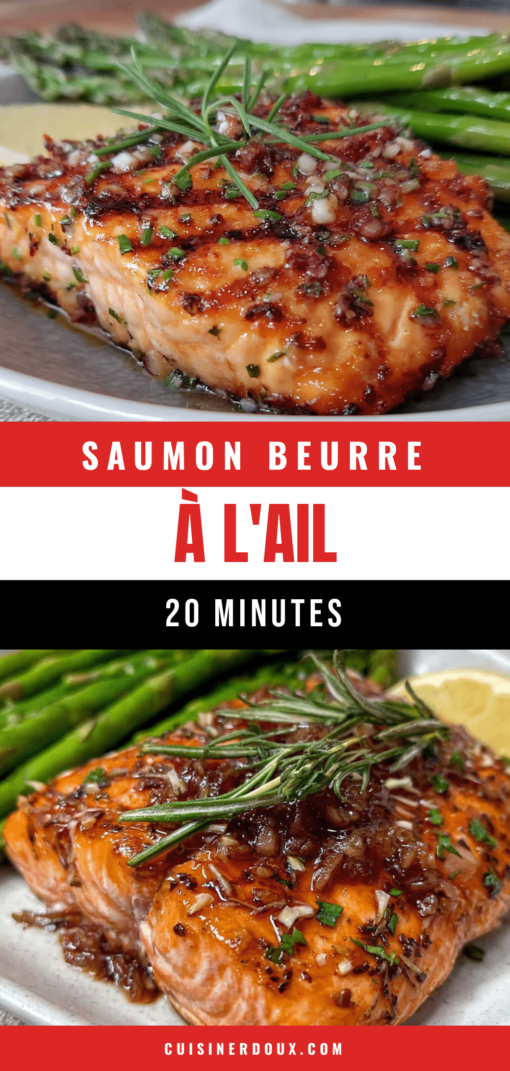 Saumon beurre à l’ail facile 20 minutes recipe