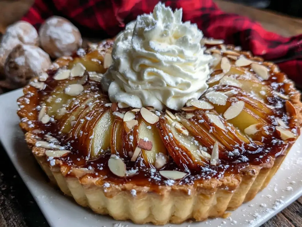 tarte normande aux pommes crémeuse - featured image
