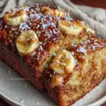 banana bread moelleux au beurre de cacahuète - featured image