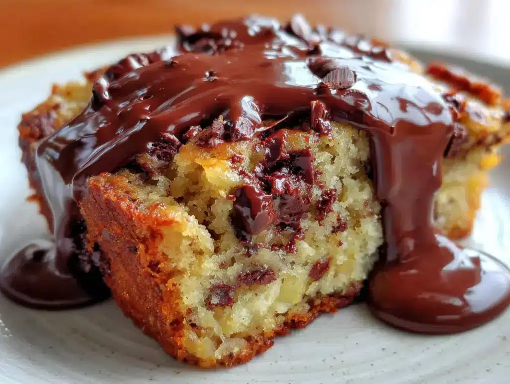 banana bread ultra fondant au chocolat - featured image