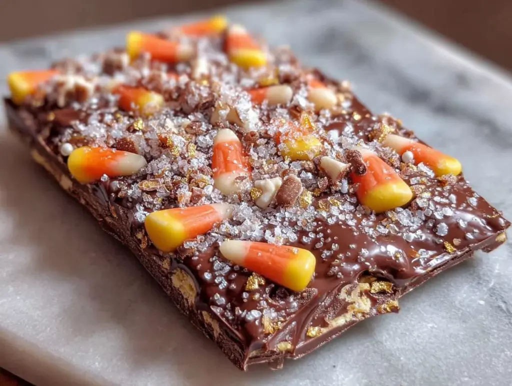 bark halloween candy corn - featured image