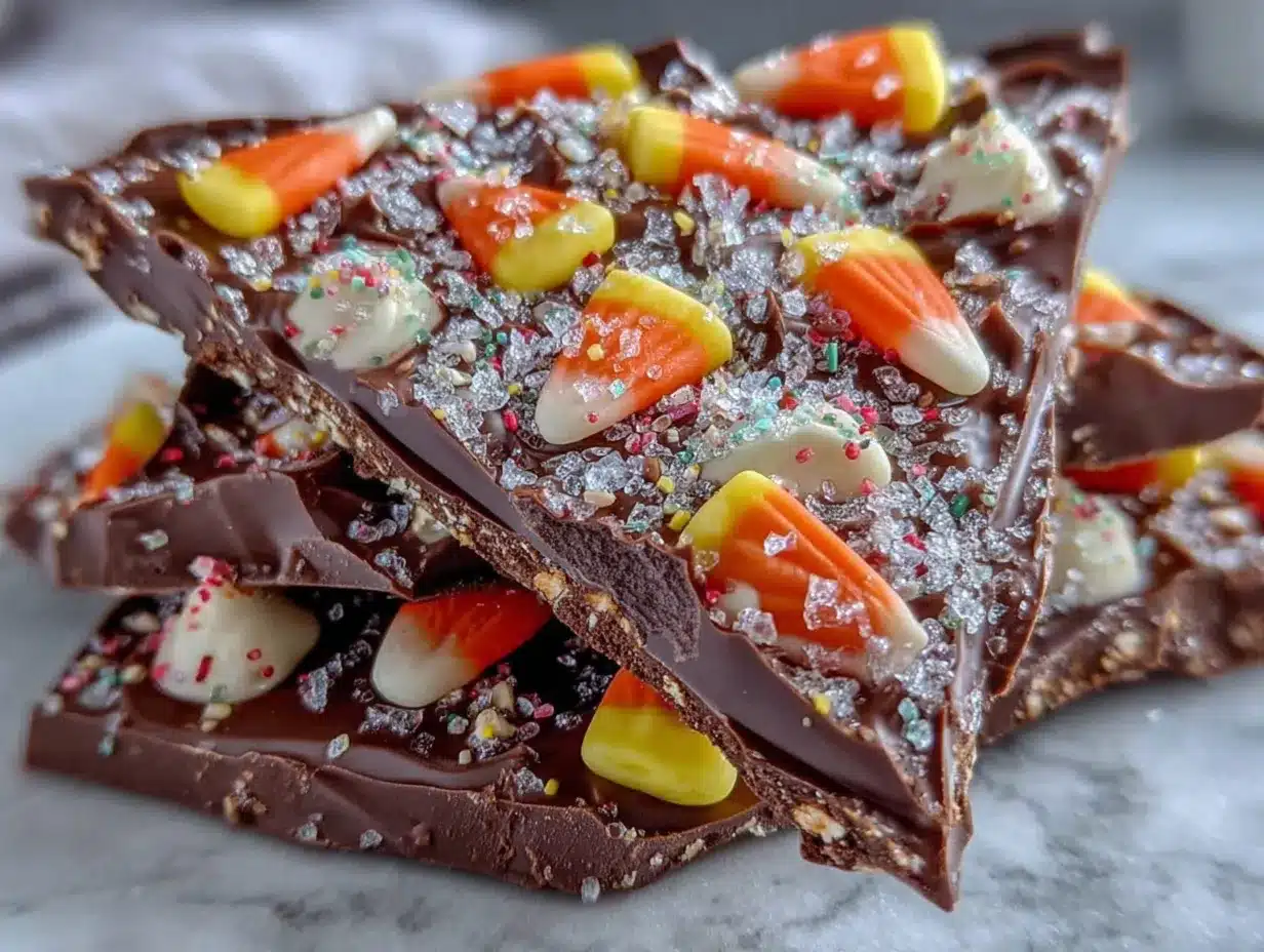 bark halloween candy corn preparation steps