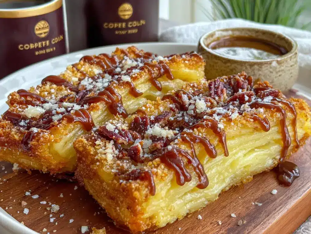 bars fondants caramel beurre salé pommes croustillants - featured image