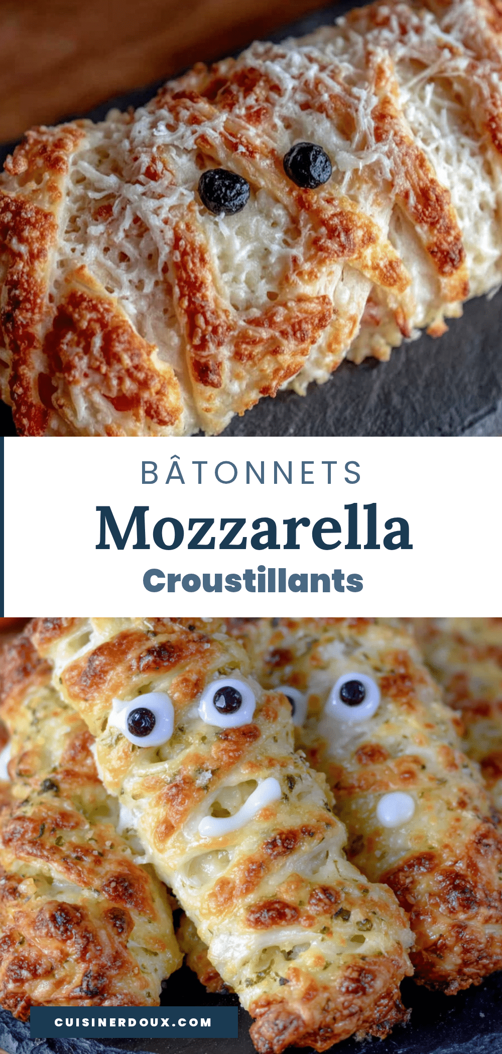 bâtonnets de mozzarella momie recipe