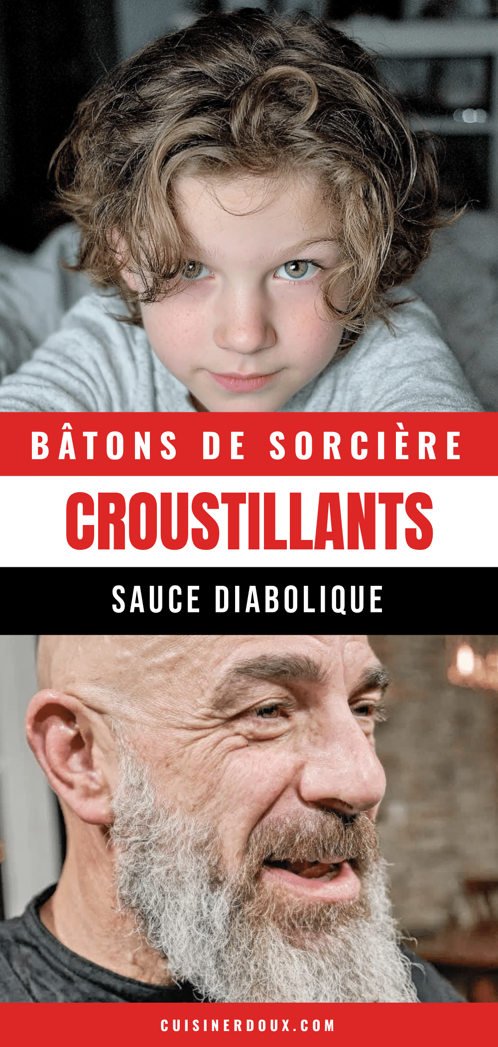 bâtons de sorcière croustillants sauce diabolique recipe