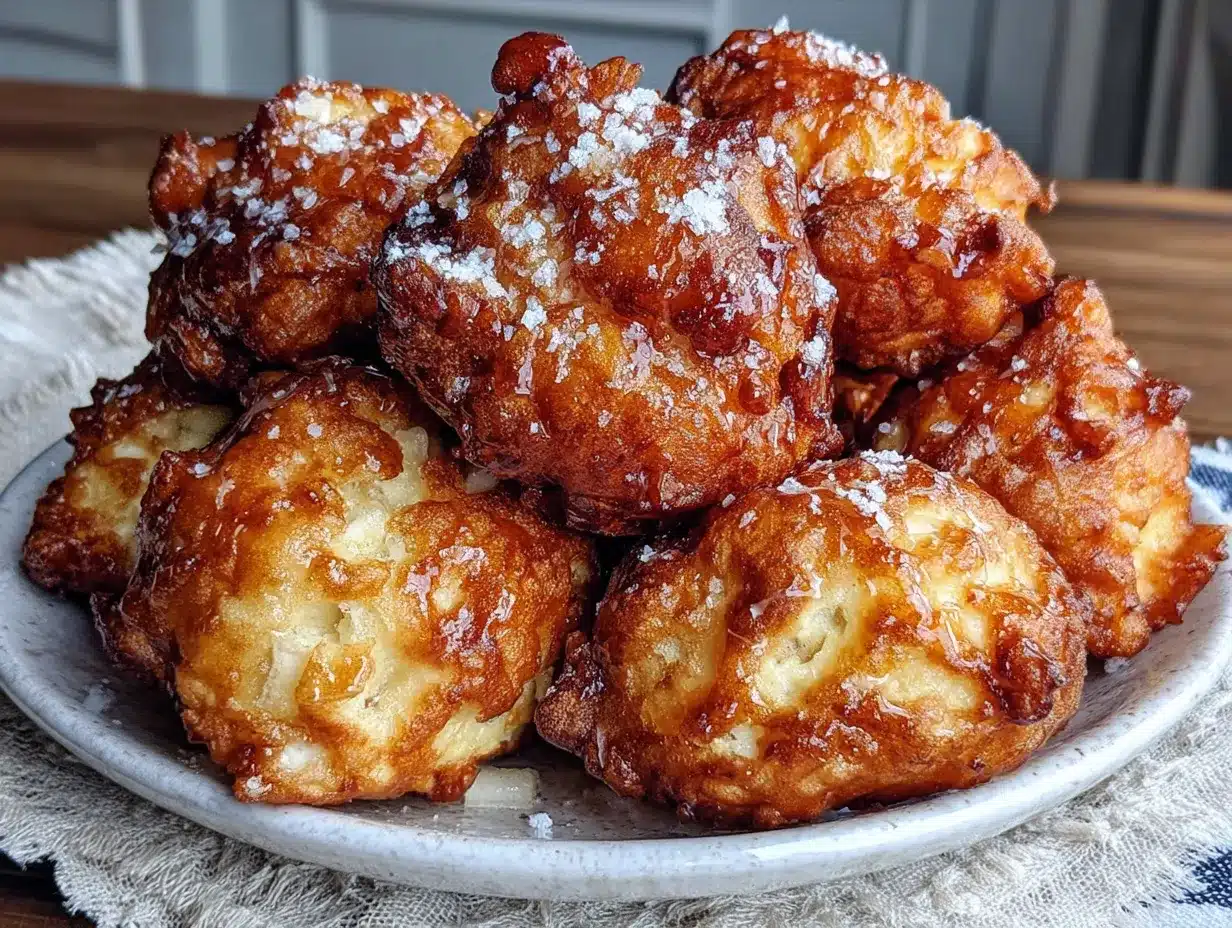 beignets de pommes croustillants preparation steps