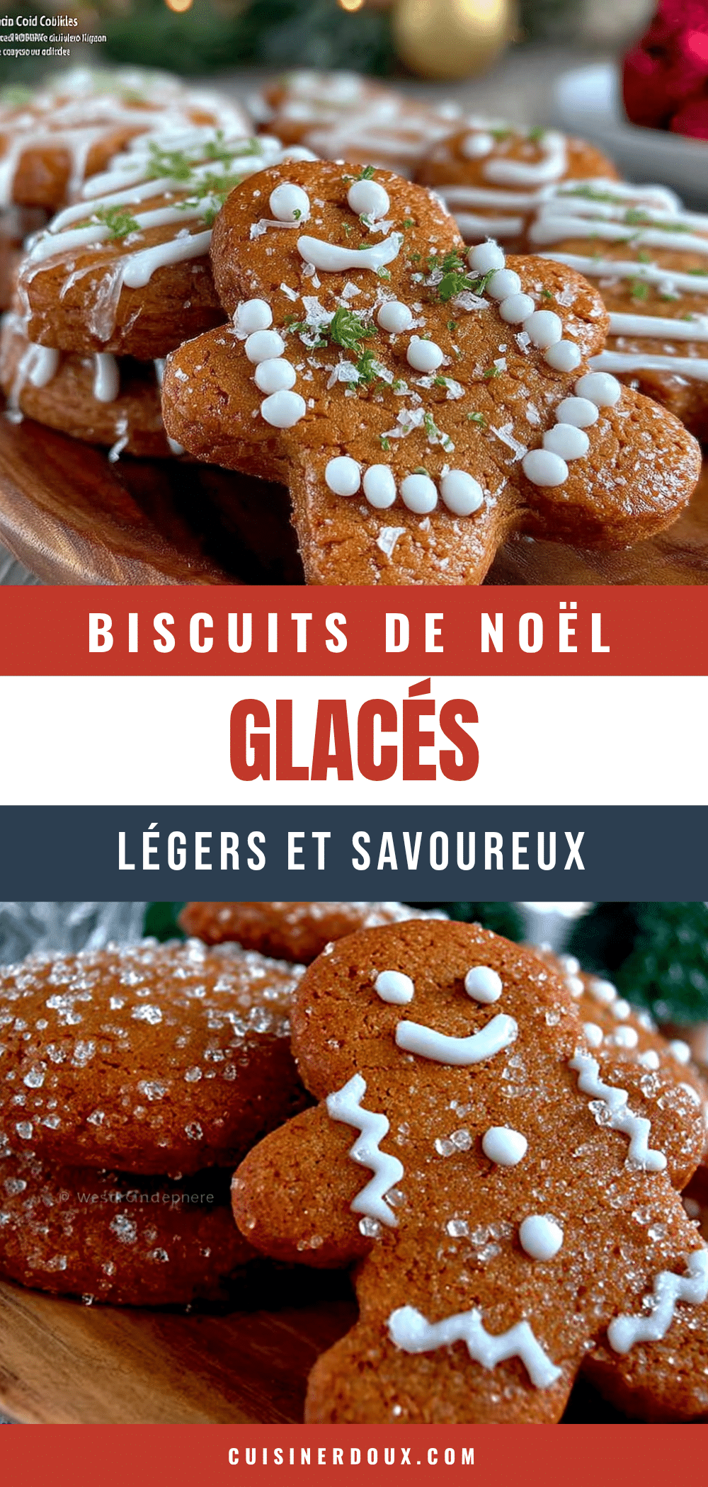 biscuits de Noël glacés légers et savoureux recipe