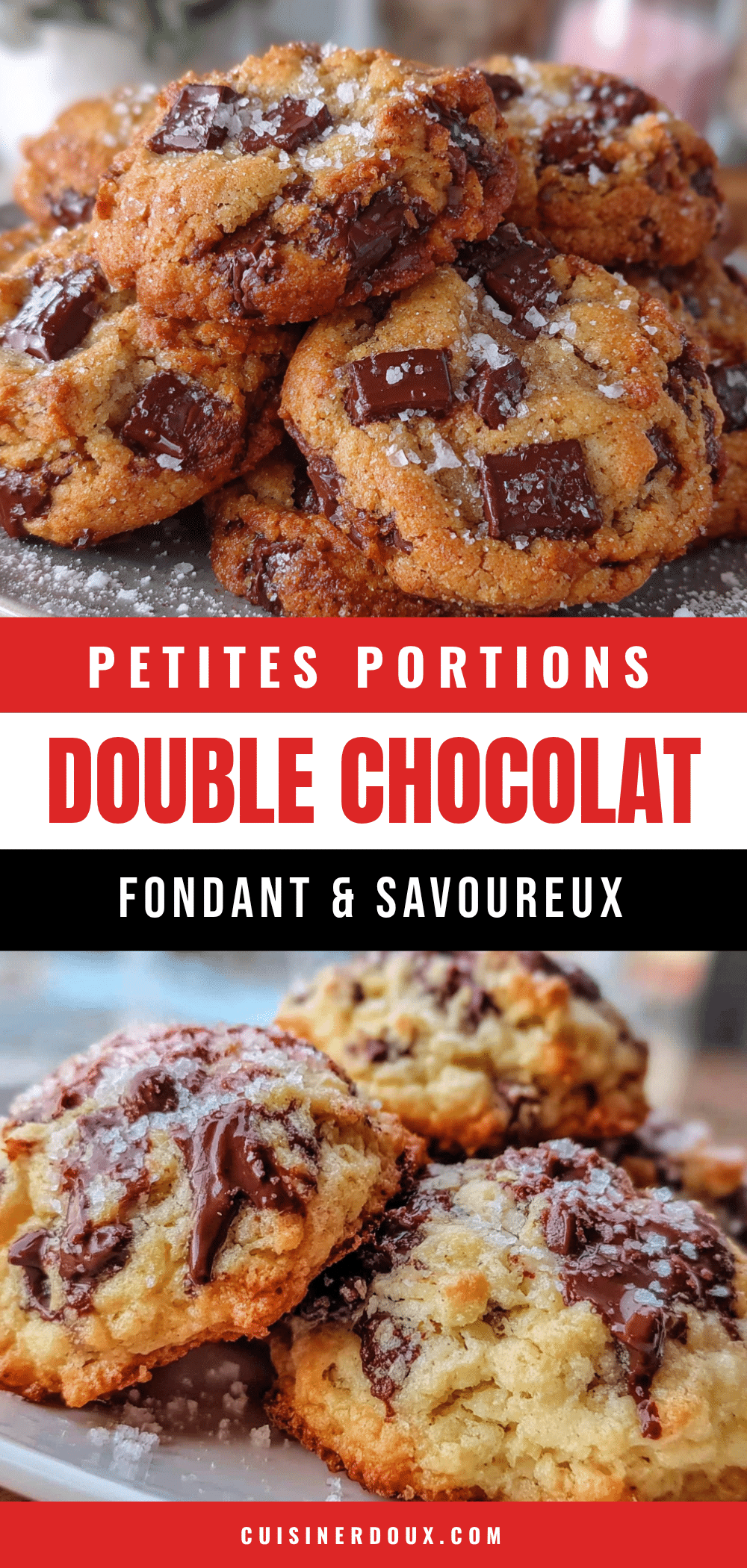 biscuits double chocolat fondant recipe