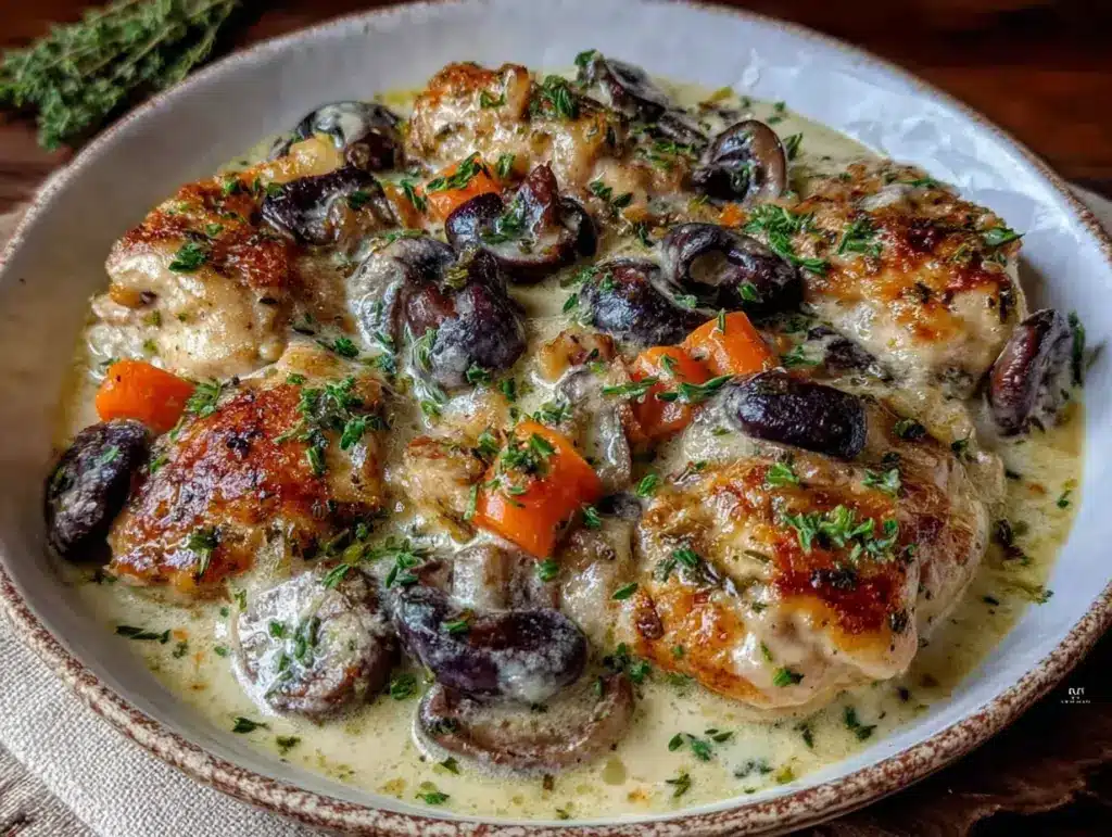 blanquette de poulet crémeuse et réconfortante - featured image