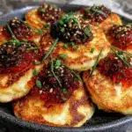 blinis au caviar daubergine - featured image