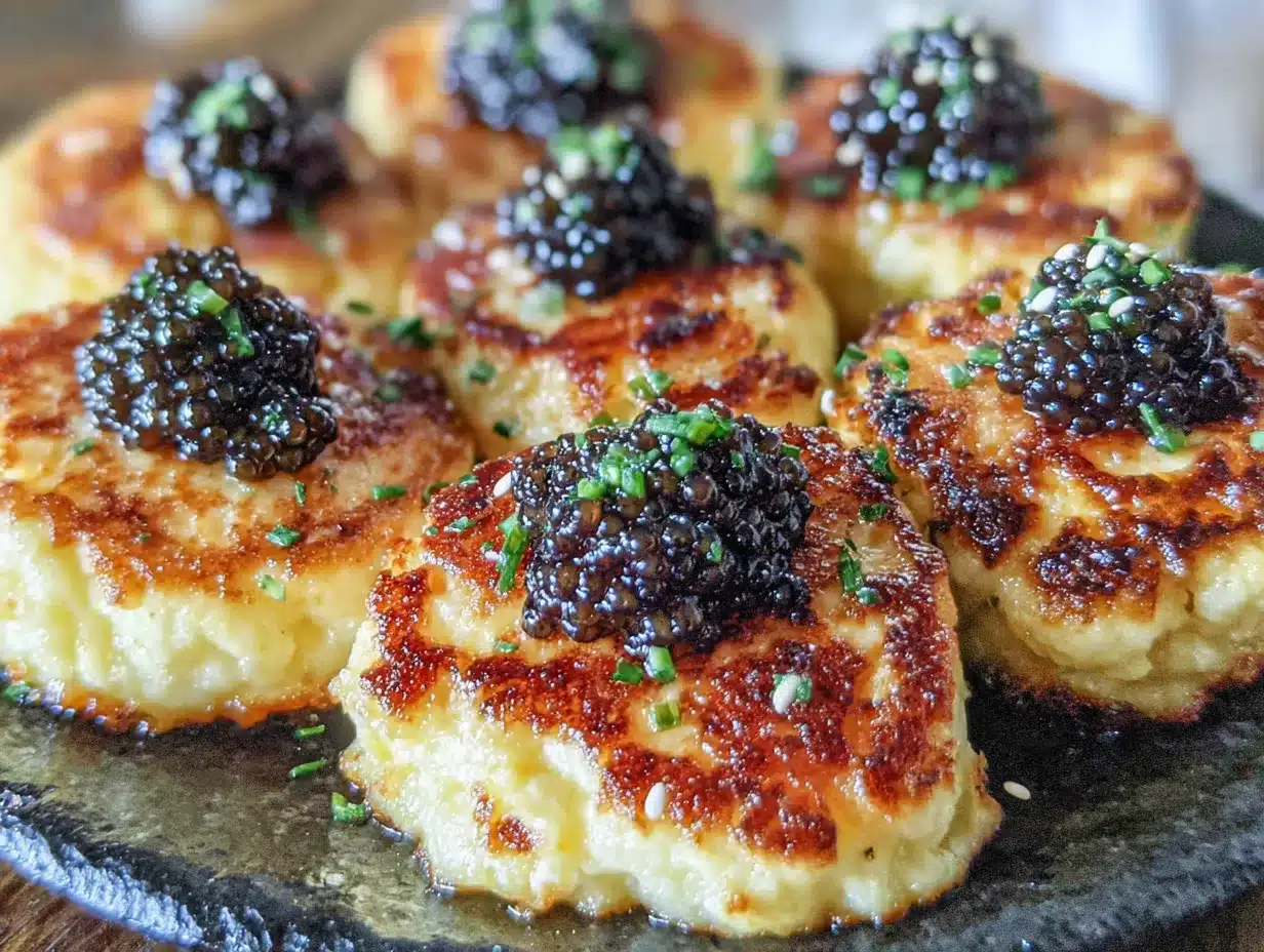 blinis au caviar daubergine preparation steps
