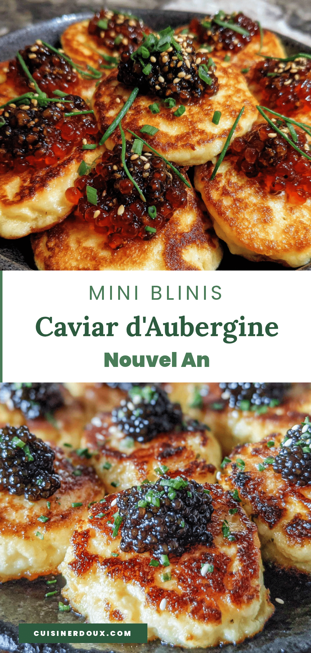 blinis au caviar daubergine recipe