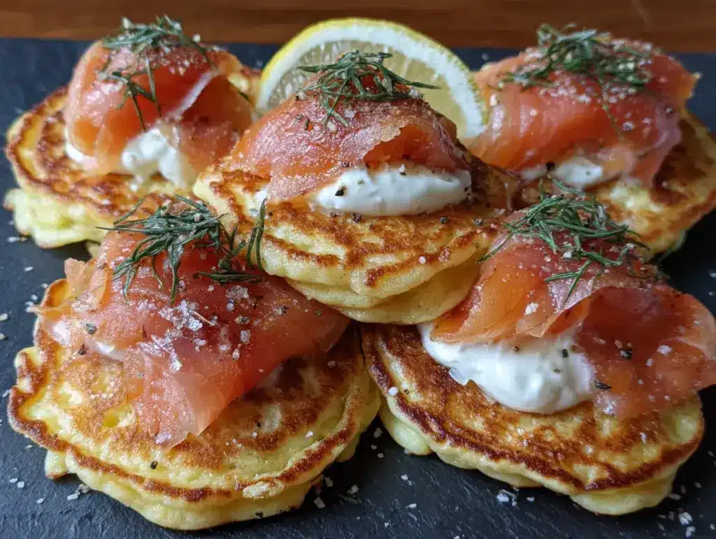 blinis au saumon fumé et aneth - featured image