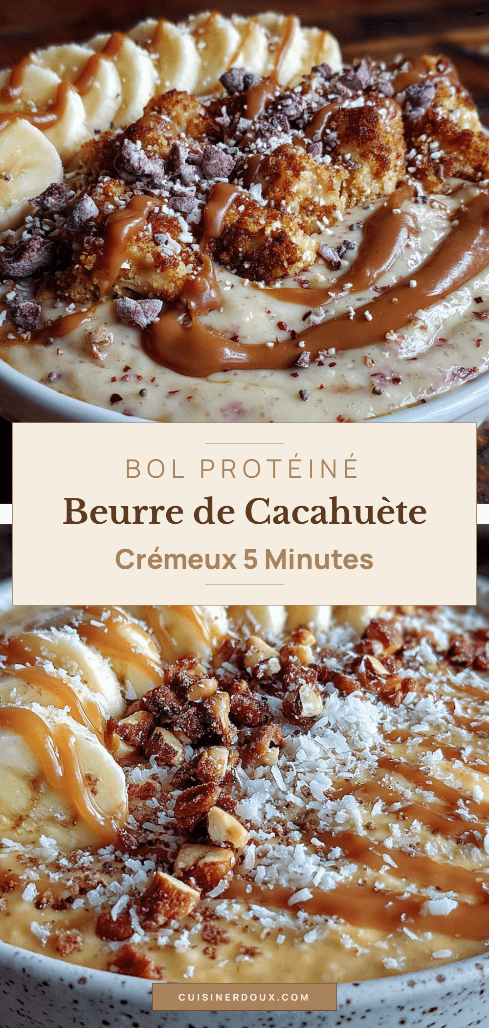bol protéiné beurre de cacahuète crémeux recipe