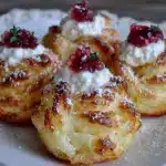 bouchées fondantes cranberry brie - featured image