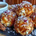 boules de pop-corn au caramel au cidre de pomme faciles - featured image