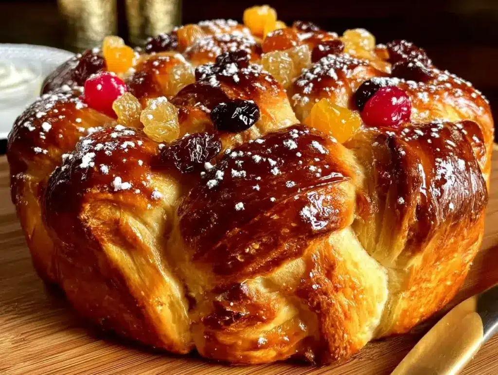 brioche de Noël aux fruits confits - featured image