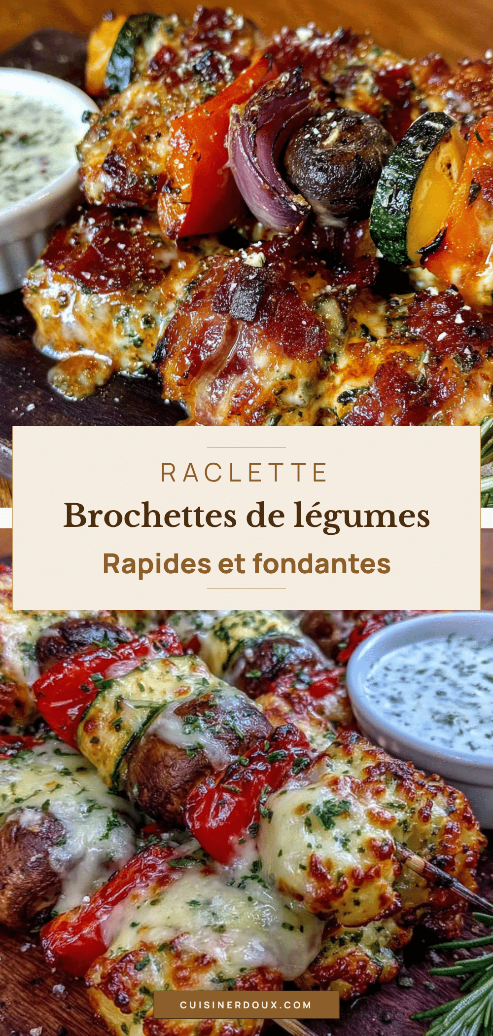 brochettes de légumes raclette rapides et fondantes recipe