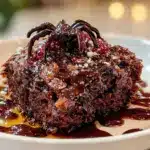 brownie fondant aux araignées croquantes - featured image