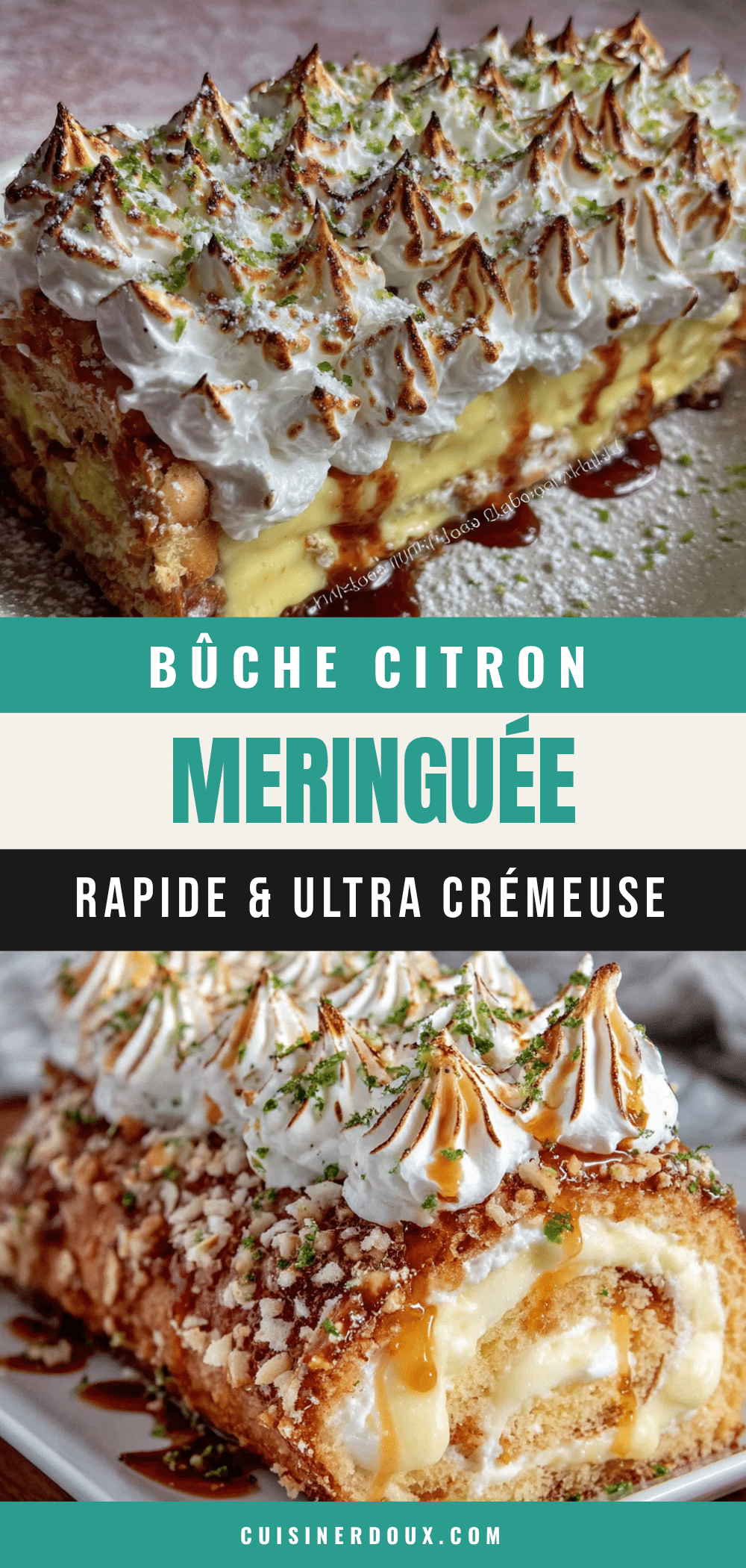 bûche citron meringuée rapide recipe
