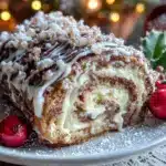 bûche de Noël facile à la crème de marron - featured image